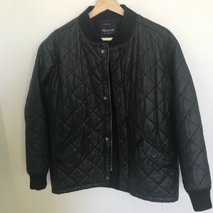 Madewell Quilted Bomber Jacket Medium